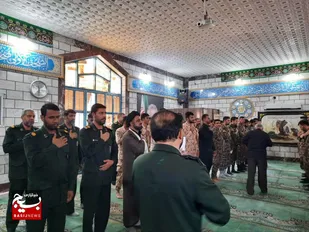 برگزاری مراسم عزاداری در ناحیه مقاومت بسیج خرمشهر