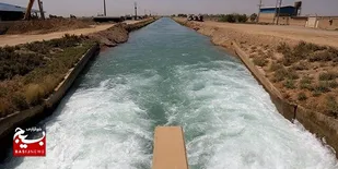 آبرسانی به ۱۴ روستای جسانیه بزرگ اهواز از خط غدیر