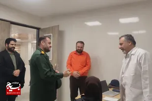 بازدید فرمانده سپاه ناحیه دامغان از اردوی جهادی پزشکان در این شهرستان