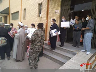 رزمایش کمک مومنانه در سپاه جوانرود