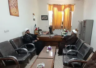 همدلی و وحدت نهادهای فرهنگی و عقیدتی؛ دیدار مسئول نمایندگی ولی فقیه سپاه نیکشهر با مسئول عقیدتی سیاسی انتظامی این شهرستان