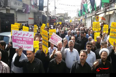 راهپیمایی ملایری‌ها در محکومیت سخنان ترامپ علیه ملت ایران