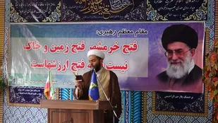 برگزاری مراسم به مناسبت سوم خرداد روز فتح خرمشهر در ناحیه یاسر مشهد