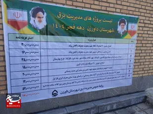 بهره&zwnj;برداری از ۷ طرح توسعه شبکه برق در داورزن با اعتبار ۱۸۰ میلیارد ریال