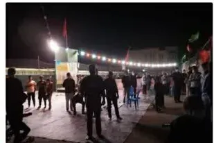 مراسم عزاداری دهه اول محرم نجف آباد