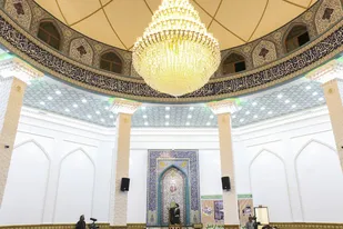 مراسم افتتاح مهدیه اردبیل در آستانه نیمه شعبان