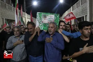 آئین وداع بانوجوانان شهید انقلاب در شوشتر برگزار شد