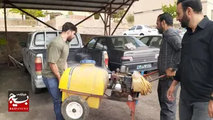 ضد عفونی و سم پاشی جایگاه&shy;ها و محل&shy;های نگهداری دام سبک و سنگین در روستای چاشم انجام شد