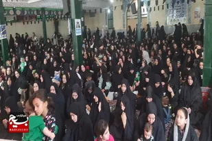 برگزاری همایش شیرخواران حسینی و تجمع مدافعان حریم خانواده در رزن