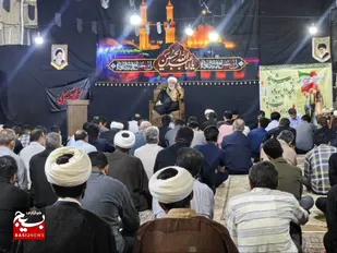 مراسم عزاداری شهادت امام حسن عسگری علیه السلام در مسجدسلیمان