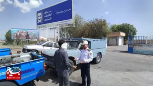توقیف خودروی وانت نیسان هنجارشکن در محور اردبیل - خلخال