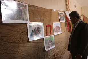 برپایی نمایشگاه عکس انقلاب و دفاع مقدس در لردگان