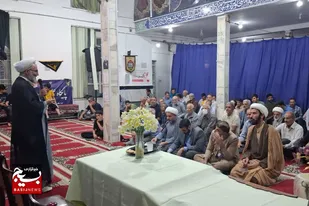 برپایی میز خدمت در مسجد محمدیه شهرستان نهاوند