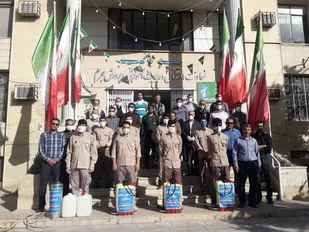 ۲۸ مدرسه توسط جهادگران بسیجی ضدعفونی و آماده برگزاری کلاس درس شد