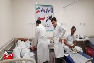 اجرای پویش نذر خون در بخش گوهر کوه توسط حوزه شهید ستوده