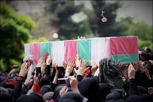 تشییع و تدفین شهید خوش&zwnj;نام در همدان