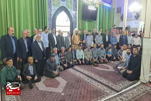تجلیل از خادمان یادواره شهدای والامقام مسجد علی ابن ابیطالب(ع) بهار