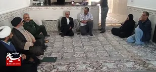 دیدار با خانواده شهید ابراهیم زمانی در دلوار