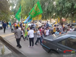 کاروان شادی بسیجیان پایگاه شهید جمراسی