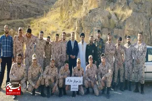 برگزاری مراسم روز سرباز در سپاه ناحیه فامنین