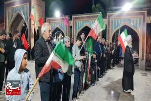&laquo;تا پای جان برای ایران&raquo;؛ هشتادودومین میثاق شبانه مردم صالح&zwnj;آباد +تصاویر
