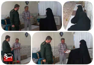دیدار فرمانده ناحیه مقاومت بسیج خمینی شهر با فرمانده پایگاه مقاومت بسیج ریحانه النبی (س)