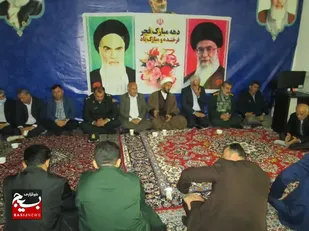 جمعی از مسئولین با امام جمعه شهرستان باغملک دیدار کردند