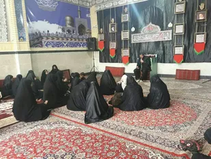 برگزاری پیاده روی بسیجیان خواهر پایگاه حضرت مریم(س) رودیان