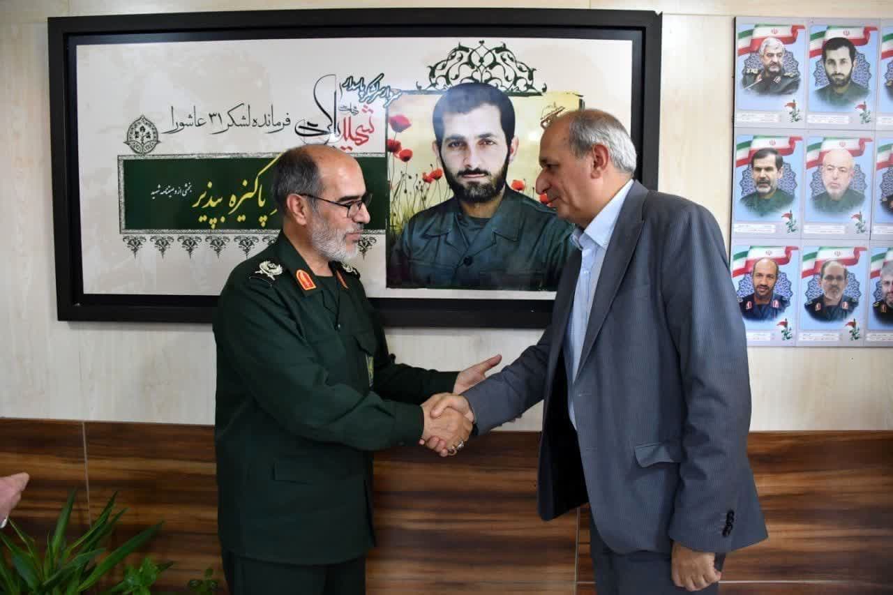 قدردانی فرمانده سپاه عاشورا از مجموعه جهاد کشاورزی آذربایجان شرقی