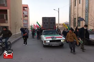 برگزاری دسته عزاداری کاروان شهید سلیمانی به همت حوزه شهید صوفی همدان