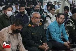 مراسم بزرگداشت شهدای گردان شرافت شوشتر در عملیات بیت المقدس