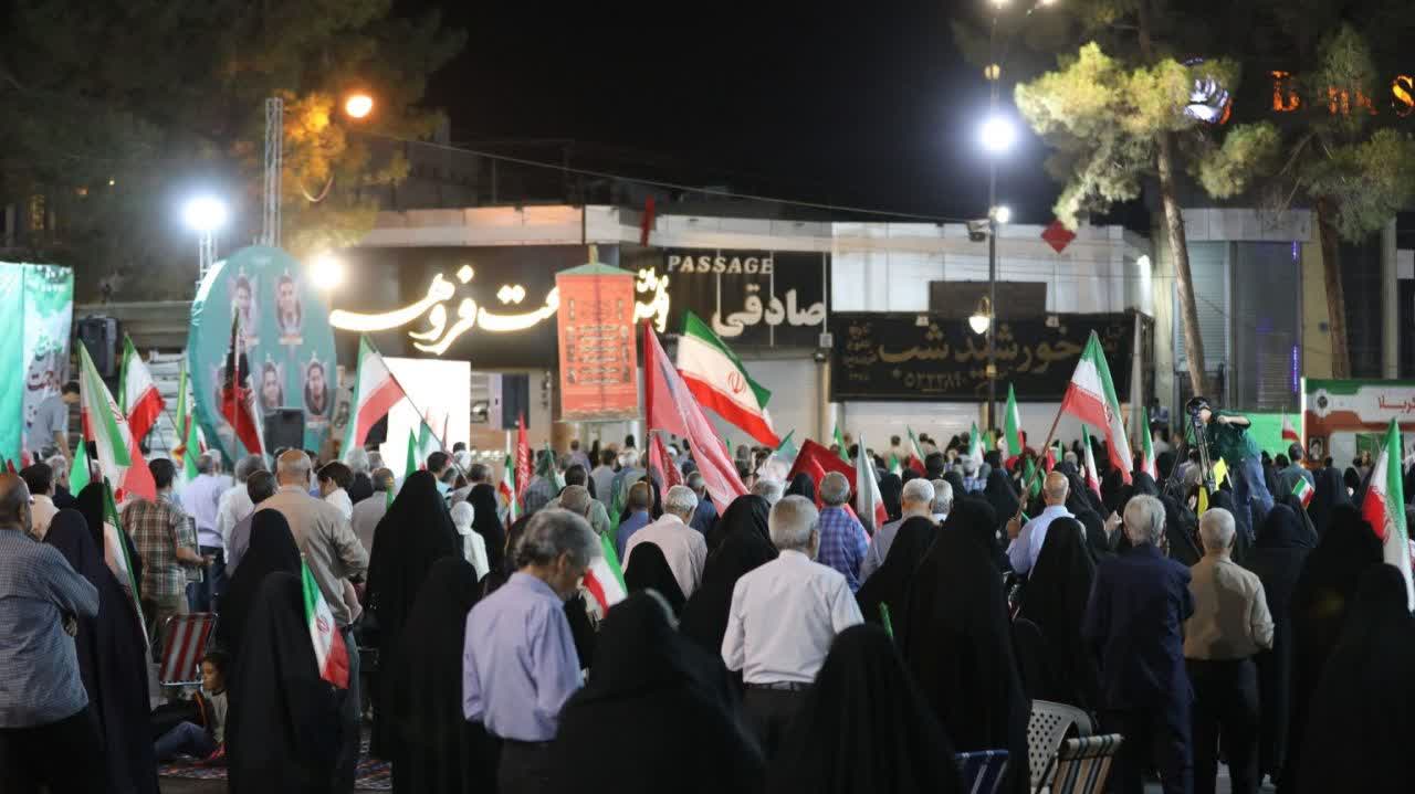 صد و نود و پنجمین شب حماسه حضور مردم رفسنجان