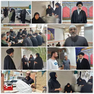 استقبال از زائران در موکب حضرت امام حسن مجتبی (ع) هندیجان