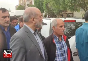 وزیر کشور وارد مناطق سیل زده مشهد شد/&nbsp;نوسازی و بازسازی بافت فرسوده منطقه سیدی جزو برنامه&zwnj;های دولت است+تصاویر و فیلم