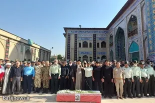 تشییع پیکر شهید مدافع امنیت در شیراز