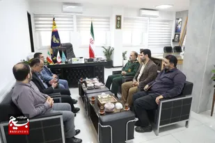 دیدار تعدادی از مدیران کل مازندران با فرمانده سپاه کربلا
