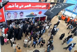 پذیرایی از ۱۵۰ هزار زائر حسینی در موکب قمربنی هاشم چهارمحال و بختیاری