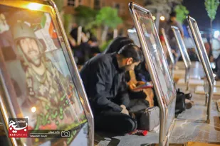 مراسم شب قدر در گلزار شهدای اراک