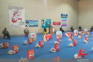 اجرای سومین مرحله رزمایش کمک مومنانه در قهاوند