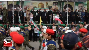 پیام تقدیر سپاه استان از حضور مردم اردبیل در رزمایش جانفدا برای ایران امام رضایی