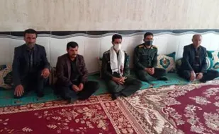 دیدار با خانواده شهید بهمن صادقی در فلارد لردگان