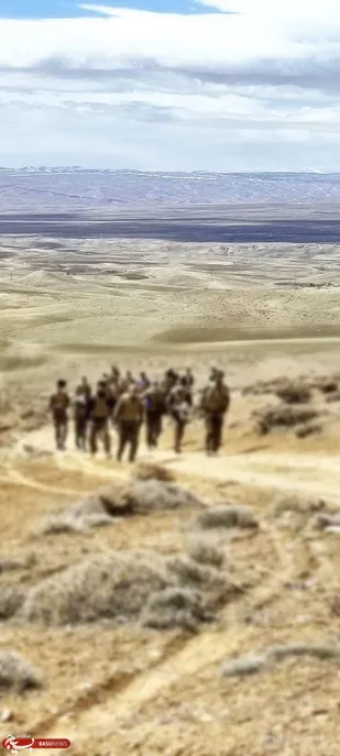 اجرای برنامه کوهپیمایی و صخره نوردی توسط رزمندگان و بسیجیان گردان ۱۱۳ امام حسین علیه السلام