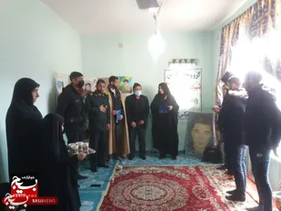 برگزاری مراسم یادواره شهدای خانگی شهید سید ابراهیم حسینی در گلباف