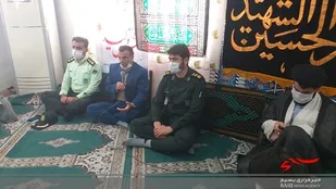 نشست مشترک فرماندهان بسیج با ناجا در قائم شهر