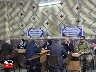 میز خدمت حقوق یاران جهادگر با حضور وکلای دادگستری و مسئول سازمان بسیج حقوق&zwnj;دانان تهران بزرگ برگزار شد.