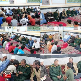 سرکشی فرمانده و مسئول دفتر نمایندگی ولی&zwnj;فقیه ناحیه کارون از حلقات صالحین