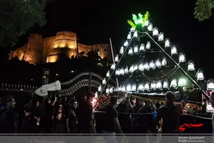 عزاداری شب عاشورا در خرم&zwnj;آباد به روایت تصویر