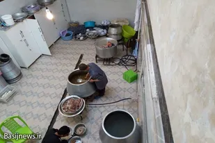 خدمت&zwnj;رسانی موکب شهید صانعی شهر بهار به زائرین کربلا