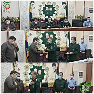 برگزاری آیین تکریم و معارفه مسئول کانون بسیج مهندسین صنعت و عمران دزفول