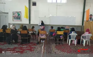 کلاسهای تابستانه پایگاه مقاومت بسیج خضرا روستای کوهان منطقه براآن شمالی